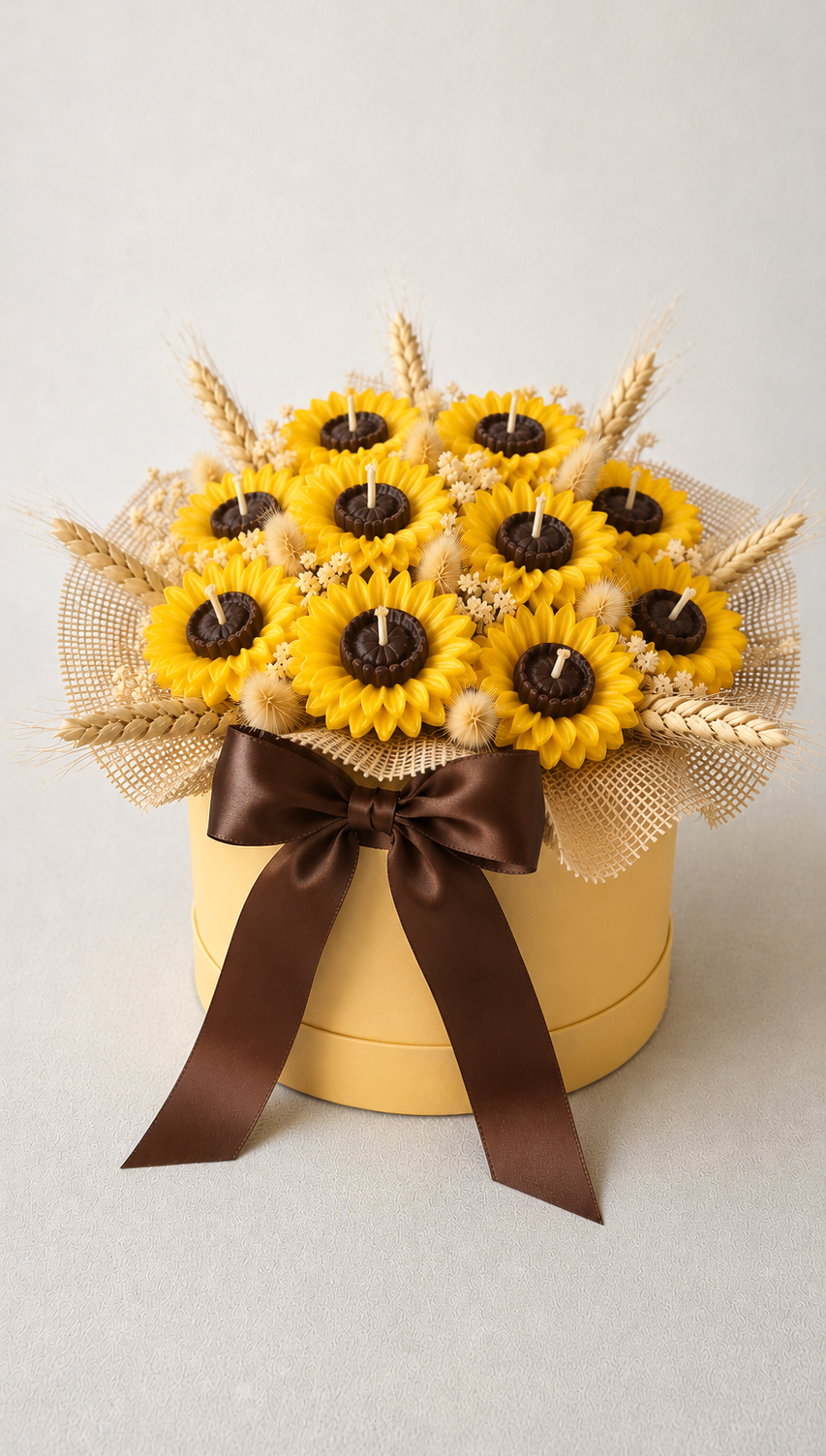 Safha of Summer - Kaarsenbox (zonnebloemen)