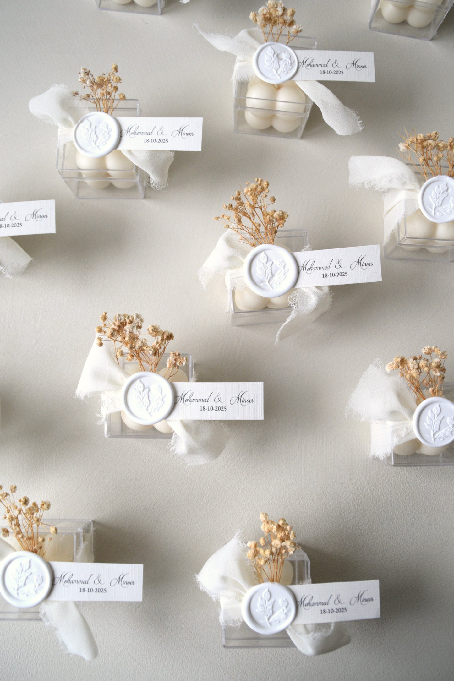 Safha of Baby's Breath - Candle Favor