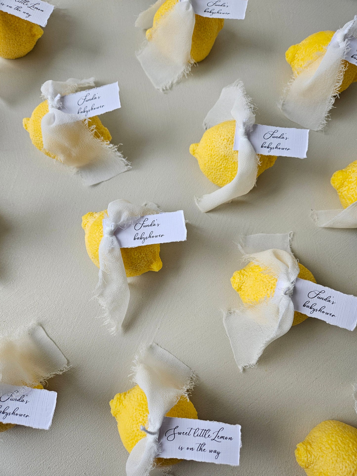 Sweet Little Lemon - Candle Favor