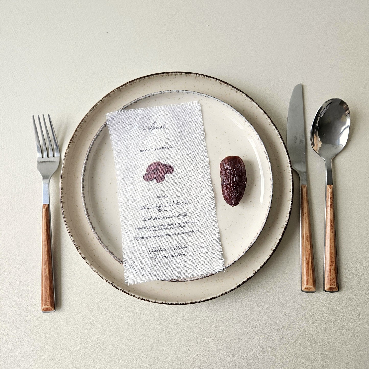 Safha of Ramadan & Eid - Tafelkaart (stof)