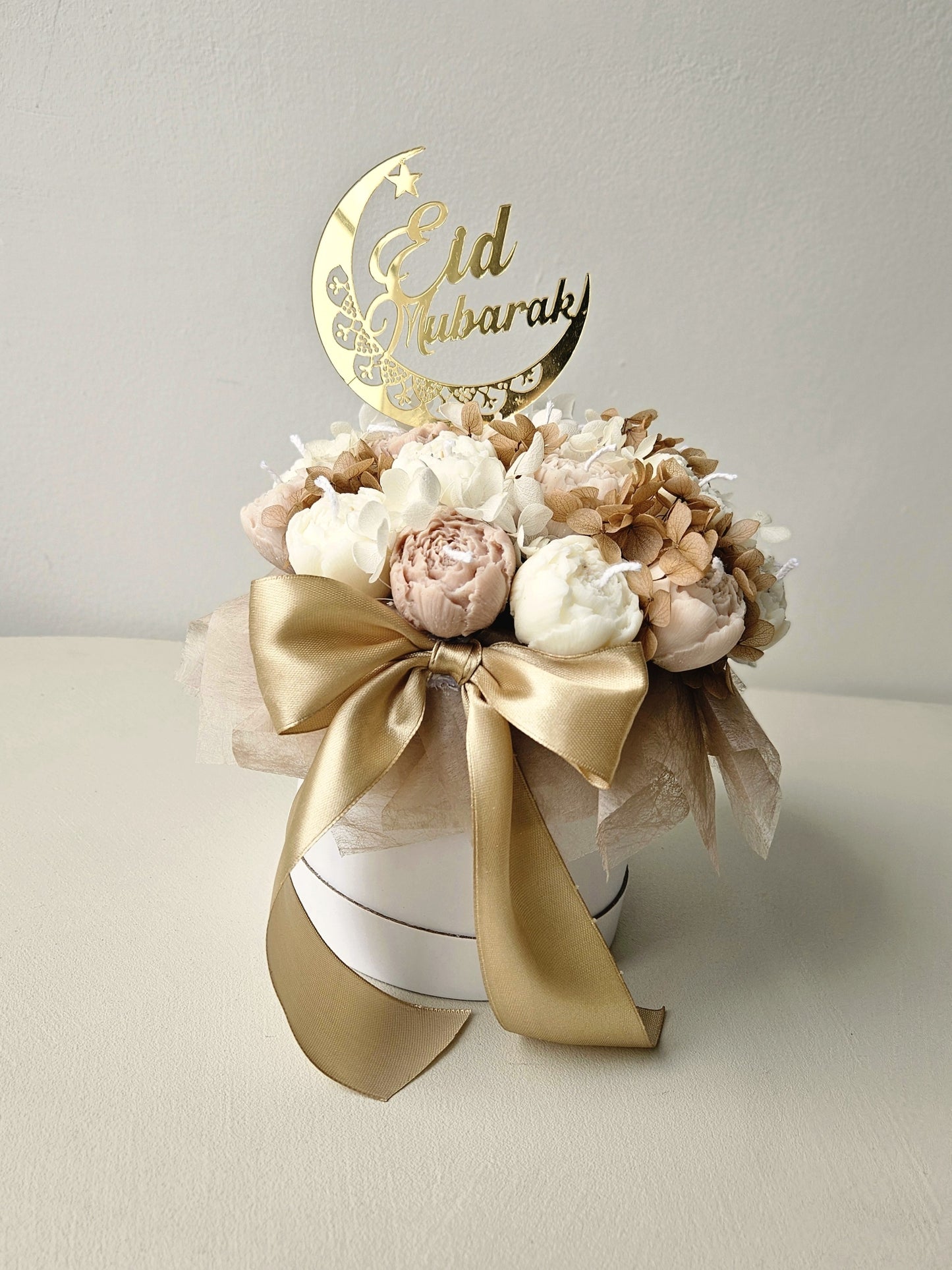 Safha of Ramadan & Eid - Kaarsenbox (goud)