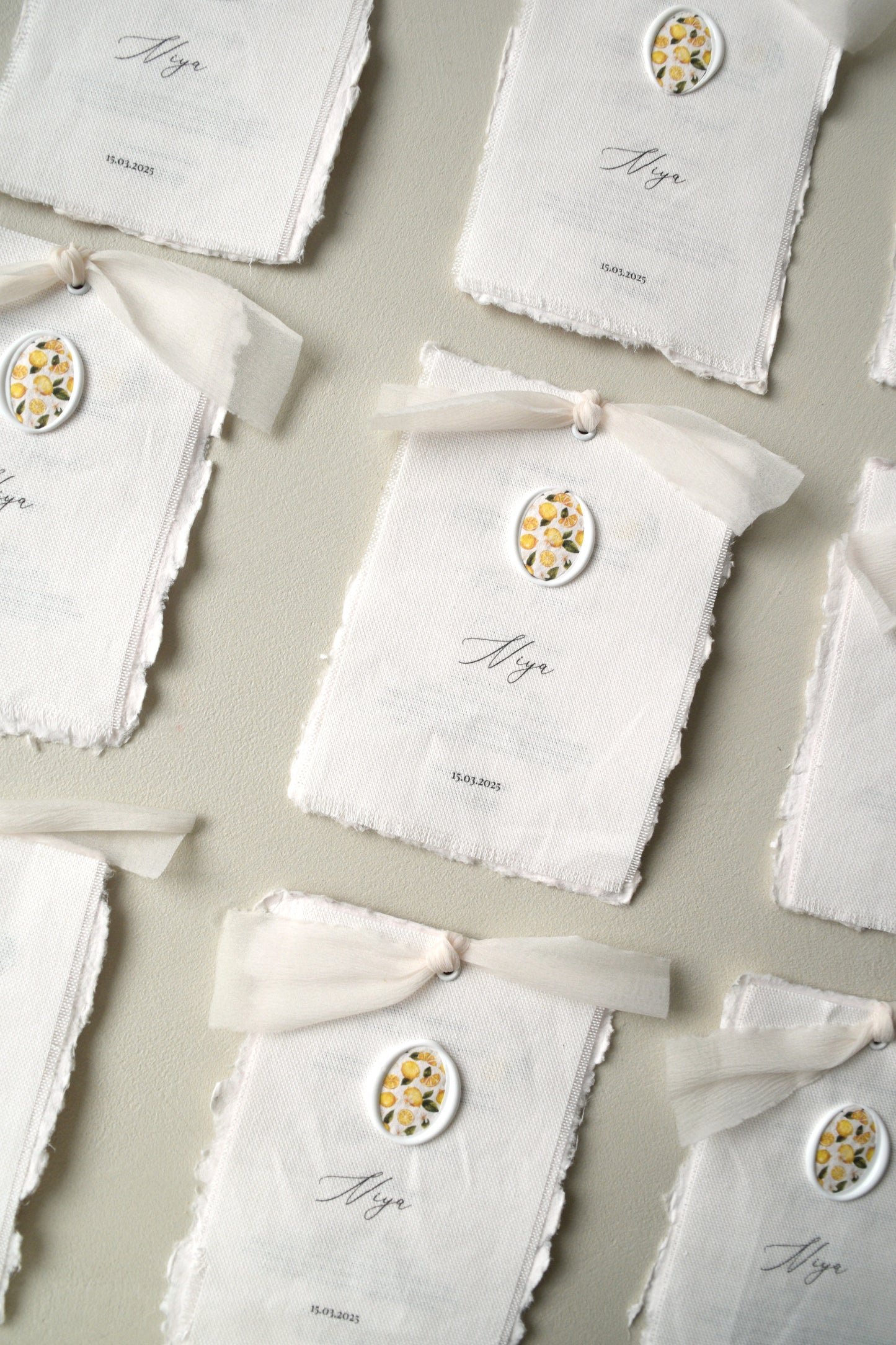 Sweet Little Lemon - Birth card