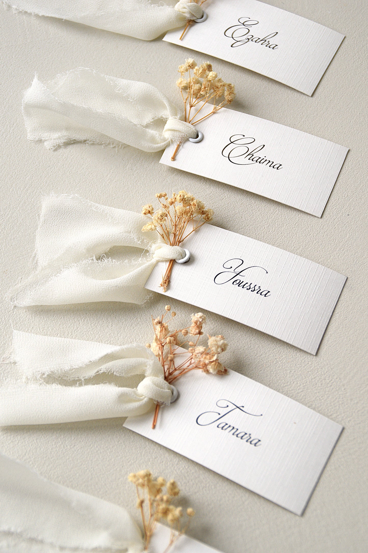 Safha of Baby's Breath - Name Cards