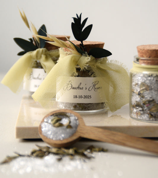 Safha or henna - Bath salt favor