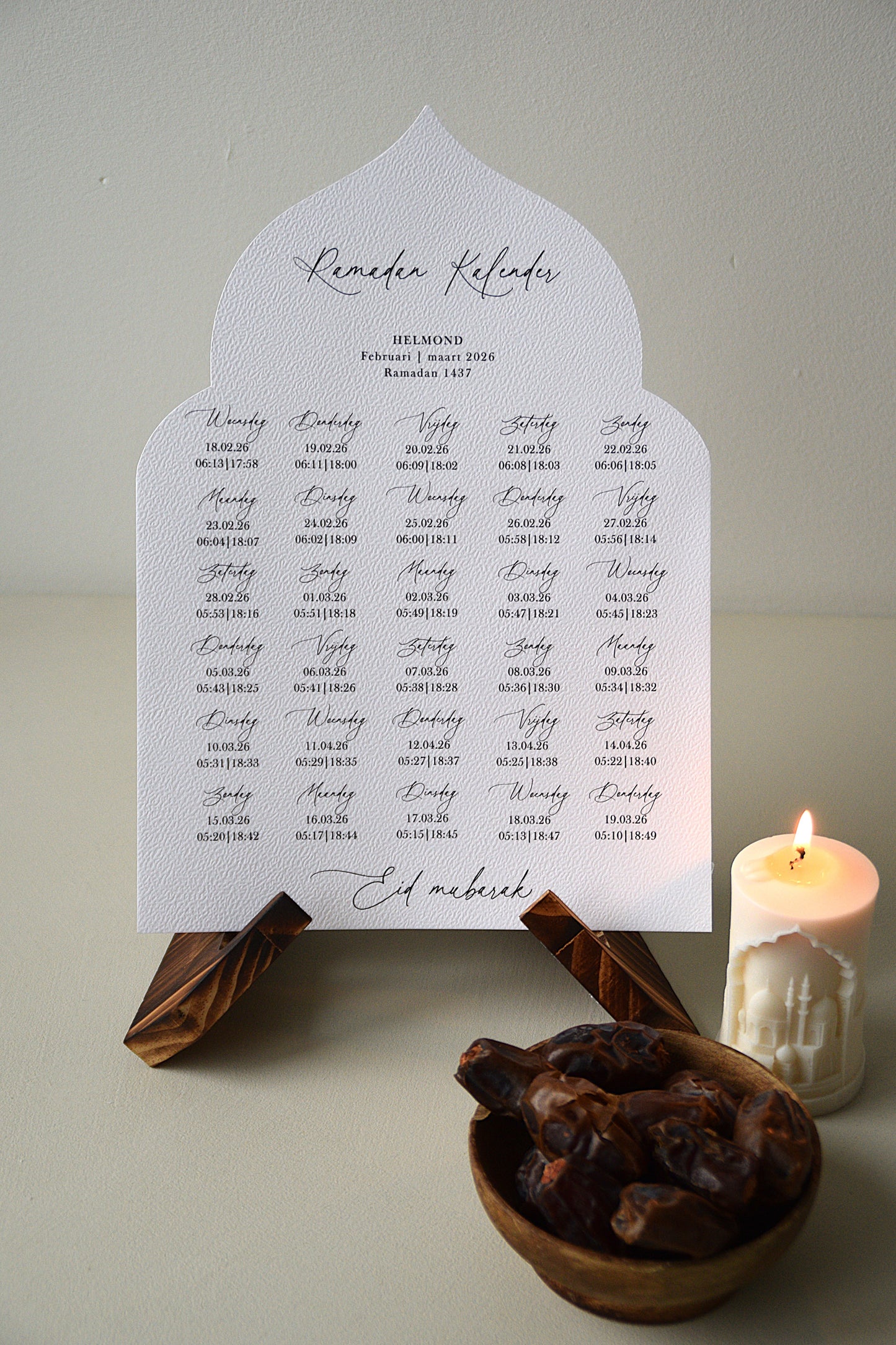 Safha or Ramadan & Eid - Ramadan calendar