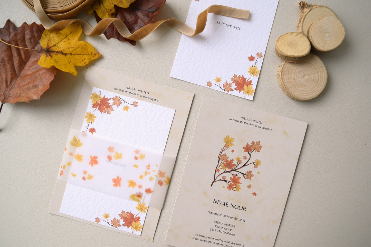 Safha of Fall - Uitnodigingskaart