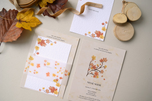 Safha of Fall - Uitnodigingskaart