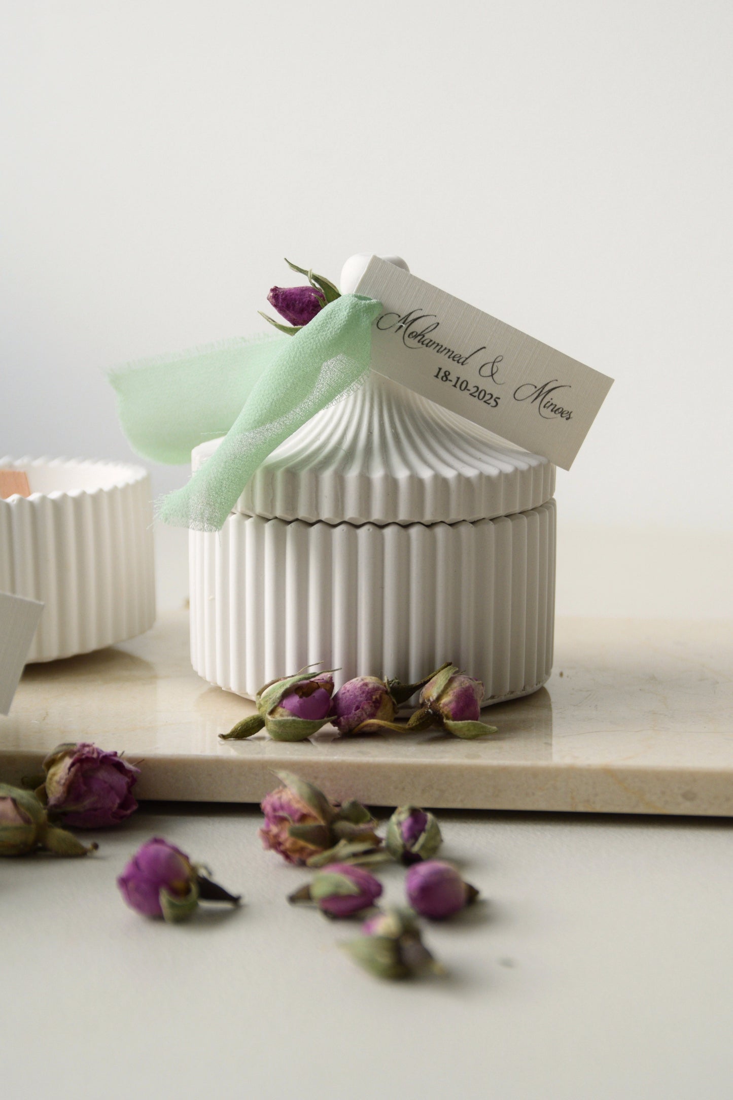 Safha of Roses - Candle favor (jar)