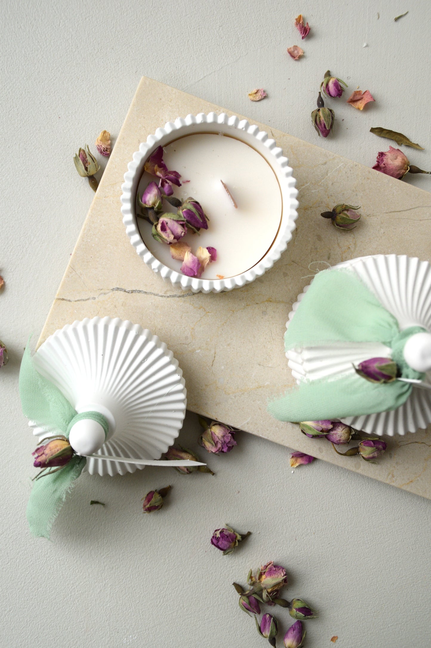 Safha of Roses - Candle favor (jar)