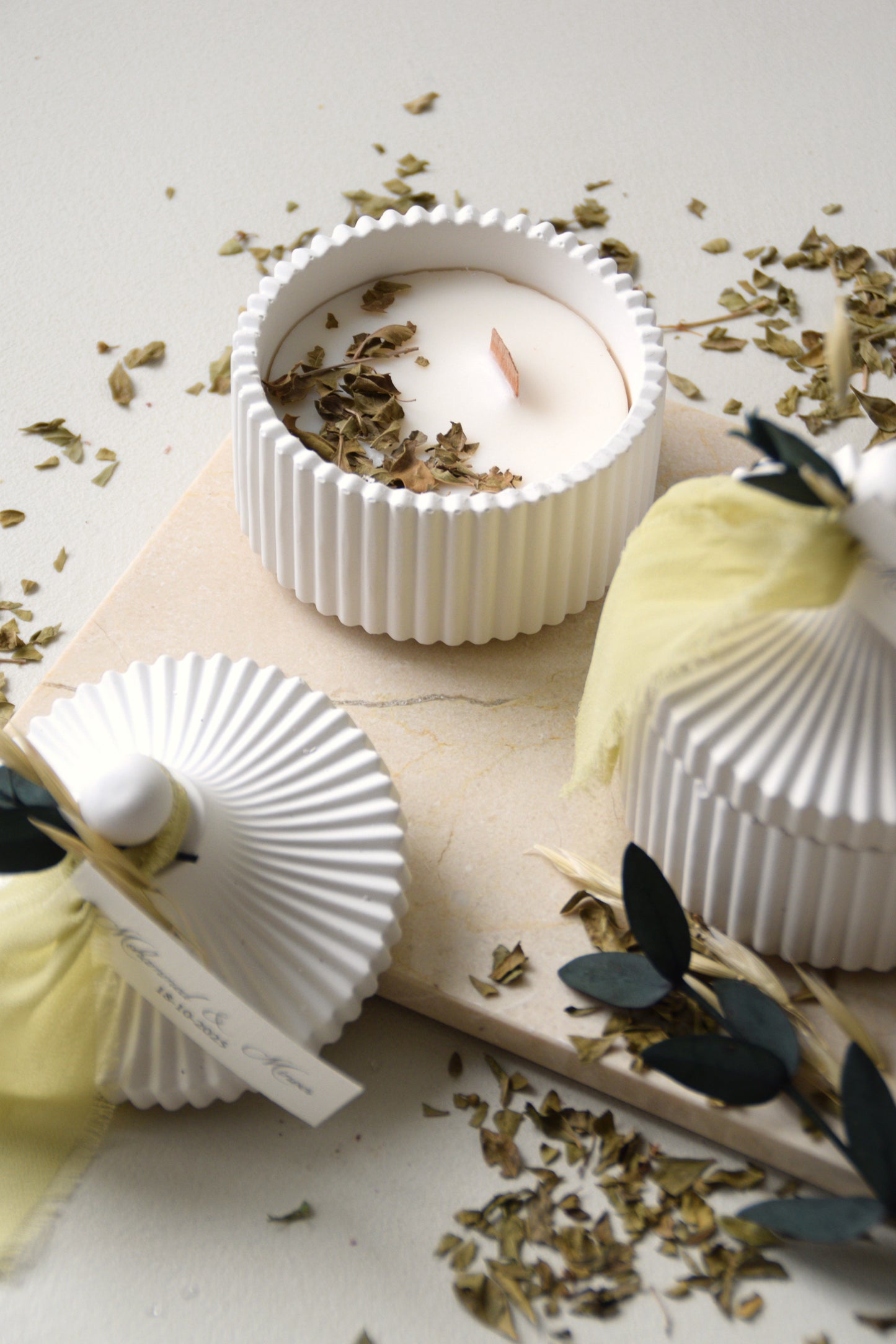 Safha or henna - Candle thank you