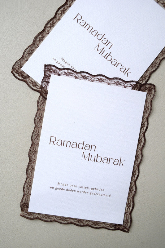 Safha of Ramadan & Eid - Tafelkaartje (kant)
