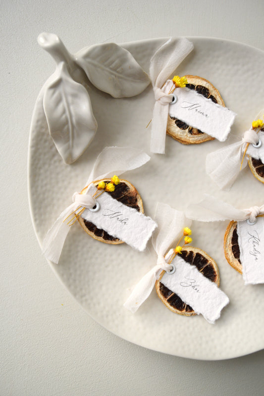 Sweet Little Lemon - Name tag