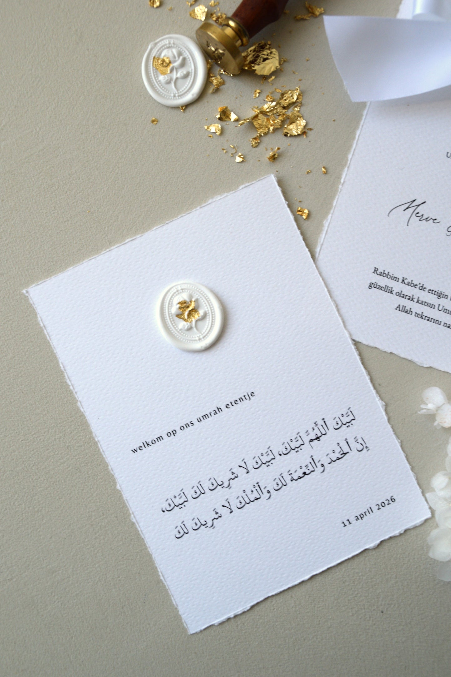 Safha of Umrah & Hajj - Tafelkaart (waxzegel of lint)