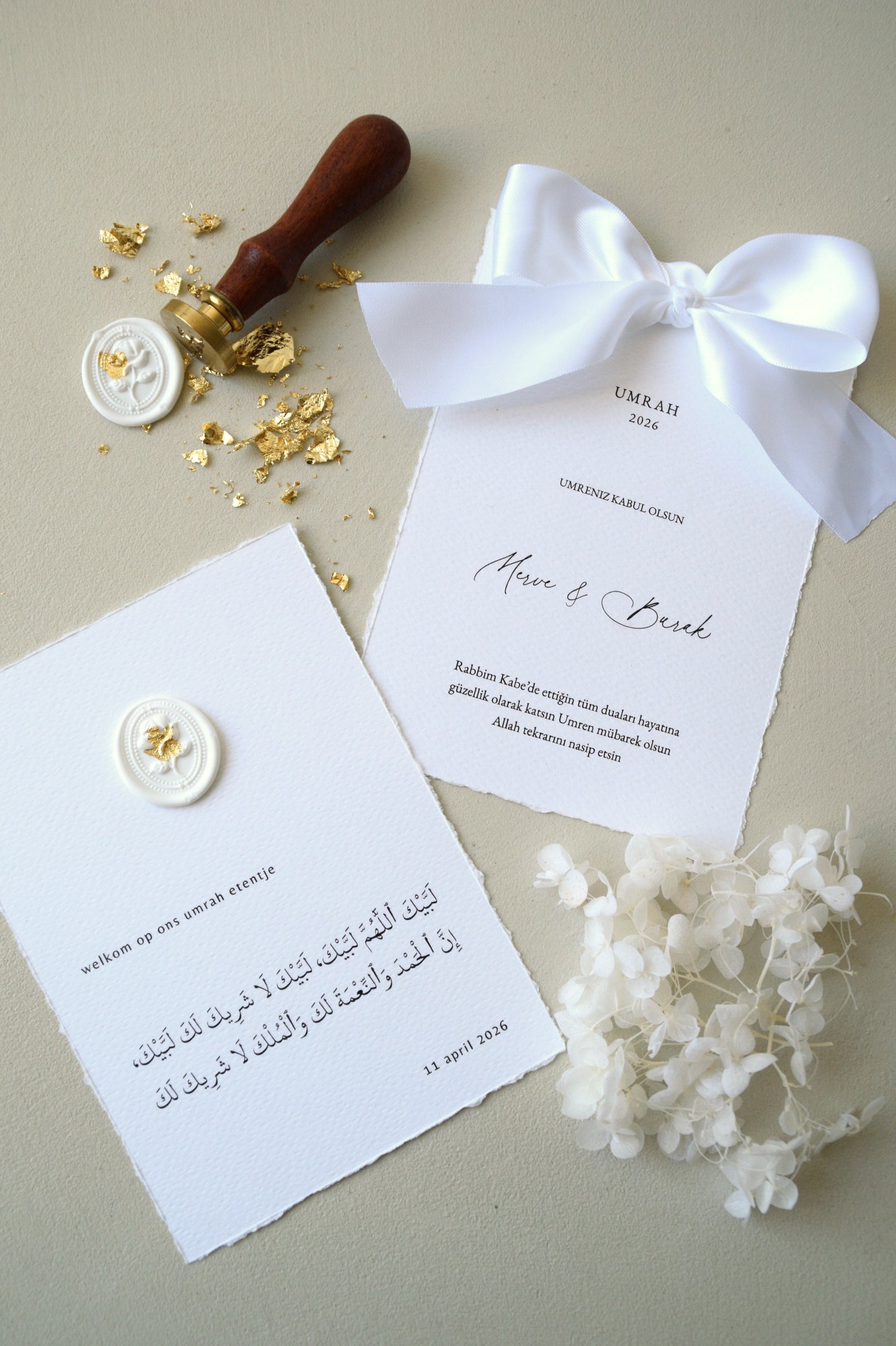 Safha of Umrah & Hajj - Tafelkaart (waxzegel of lint)
