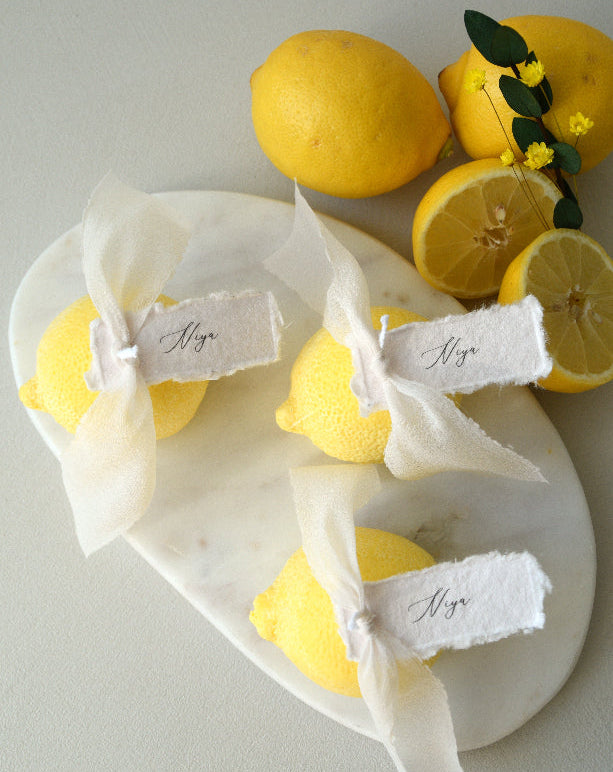 Sweet Little Lemon - Candle Favor