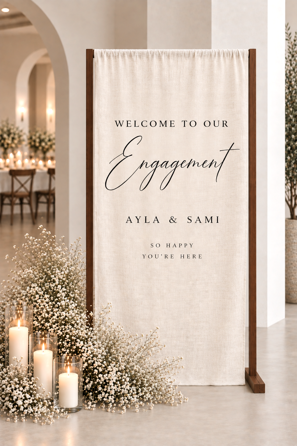 Safha of Baby's Breath - Welkomstdoek